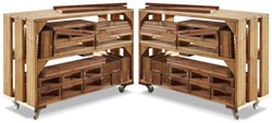 Cosy carrelli blocchi set costruzioni con 50 blocchi - giocattolo creativo