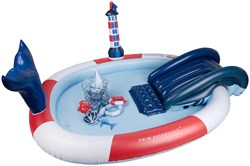 Swim Essentials piscina gonfiabile per bambini balena 210 cm divertimento acquatico