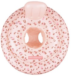 Swim Essentials seggiolino galleggiante baby leopardato rosa 0-1 anno 69 cm