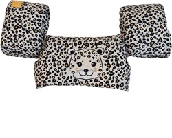 Swim Essentials Puddle Jumper giubbotto da nuoto leopardato beige 2-6 anni