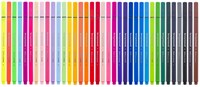 Bruynzeel set fineliner 36 colori - pennarelli creativi per disegnare-2