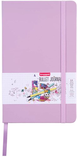 Bruynzeel bullet journal quaderno viola 13x21cm 140g/m² creativo