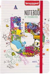 Bruynzeel quaderno A5 copertina rigida bianco 160 pagine scuola