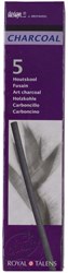 Bruynzeel Carboncino Design set - 5 bastoncini neri per bambini e adulti