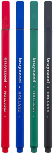 Bruynzeel Fineliner set - 4 colori - Cancelleria per scuola e casa-2