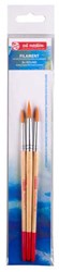 Art Creation set pennelli acquerello tondi poliestere 3 pezzi pittura