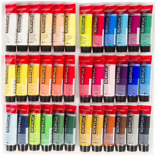 Bruynzeel set colori acrilici pittura Amsterdam Standard Series 36x20 ml-2