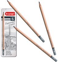 Bruynzeel set matite in grafite - matite creative 6 pezzi-2