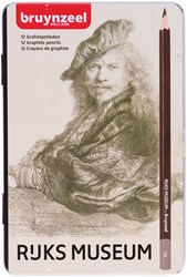 Bruynzeel set matite grafite - Rijksmuseum Rembrandt scatola 12 pezzi