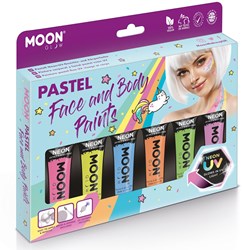 Haza set trucco pastello neon - Face & Body Paint UV