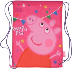 Sacca sportiva Peppa Pig - borsa colorata per bambini in poliestere