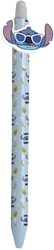 Penna gel cancellabile blu con topper Stitch - divertimento per bambini