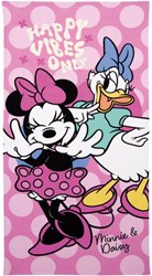 Lobbes telo mare Minnie Mouse microfibra 70x140cm rosa piscina
