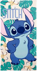 Lobbes telo mare Stitch microfibra 70x140cm bambini piscina spiaggia
