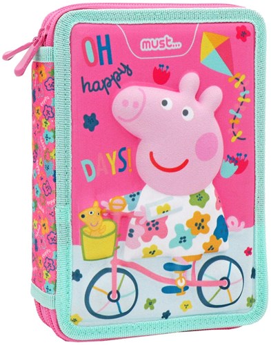 Astuccio Peppa Pig completo - multicolore - materiale scolastico bambini