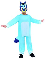 Amscan Bluey costume per bambini jumpsuit con maschera e coda 4-6 anni