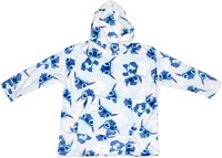 Stitch felpa coperta con cappuccio per bambini 7-14 anni blu-2