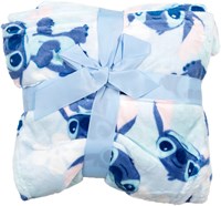Stitch felpa coperta con cappuccio per bambini 7-14 anni blu-3