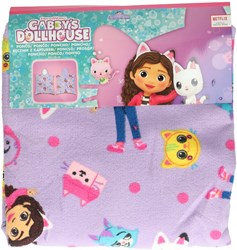 Poncho asciugamano Gabby's Dollhouse poncho bagno bambini lilla cotone