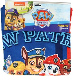 Poncho asciugamano Paw Patrol 55x110cm per bambini Paw Patrol