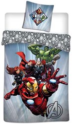 Lobbes copripiumino Avengers bambini 140x200 cm biancheria da letto Marvel