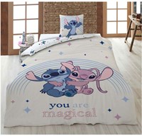 Lobbes copripiumino bambini Stitch magico 140x200 cm policotone-2