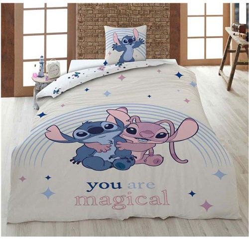 Lobbes copripiumino bambini Stitch magico 140x200 cm policotone-2