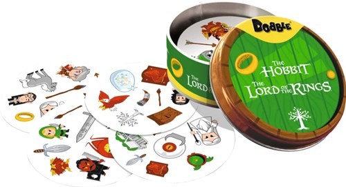 Asmodee Dobble gioco di carte Lord of the Rings per bambini e adulti-3