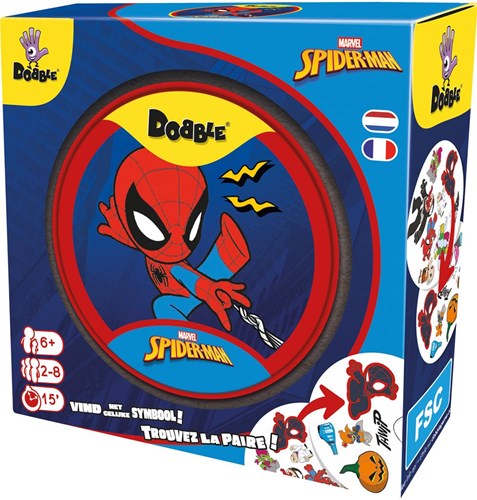 Asmodee Dobble Spiderman gioco di carte - Divertimento per tutta la famiglia