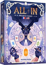 Asmodee gioco di carte All In! Predictions rosso gioco di strategia