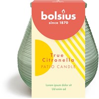 Bolsius candela citronella Olympic verde - candela da esterno profumata citronella