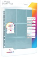 Gamegenic custodia carte 9-tasche toploading protezione pack 10 pezzi