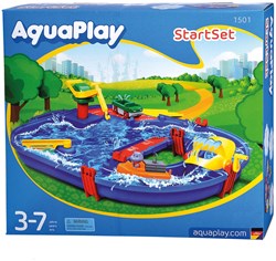Aquaplay pista d'acqua Startset 1501 - Porto giocattolo con Wilma l'ippopotamo