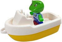 Aquaplay pista d'acqua con gru e pompa ad acqua - pista colorata per bambini-3