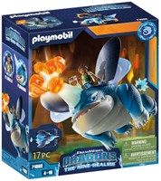Playmobil Dragons giocattolo - The Nine Realms Plowhorn & D'Angelo set