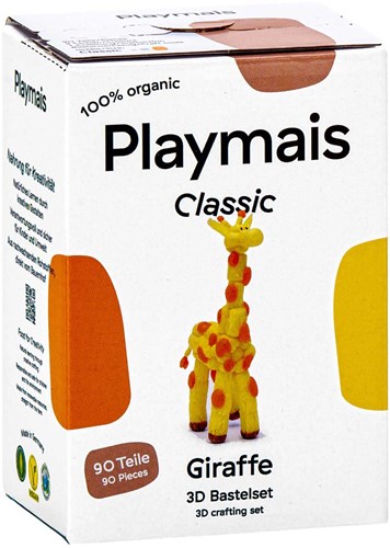 PlayMais set creativo 3D giraffa - giocattolo creativo 90 pezzi-3