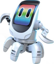 Robot Octobot giocattolo programmabile con luce LED ed effetti sonori