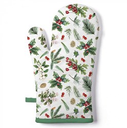 Ambiente guanto da forno cotone Winter Greenery bianco accessorio cucina