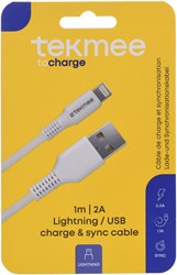 Tekmee cavo di ricarica Lightning USB 1M - cavo giocattolo colorato