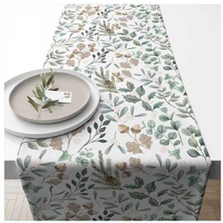 Ambiente runner da tavola foglie 40x150cm - tessile decorativo da tavola