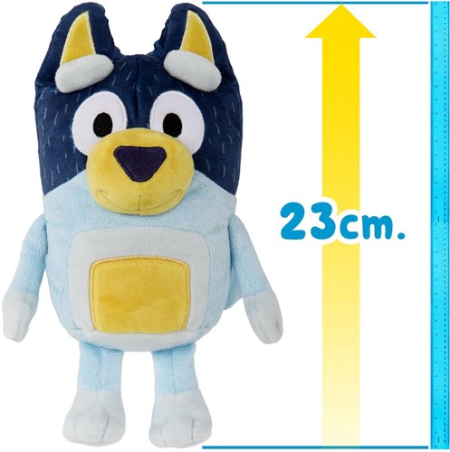 Bluey peluche Bandit pupazzo - morbido cane giocattolo 23 cm-2