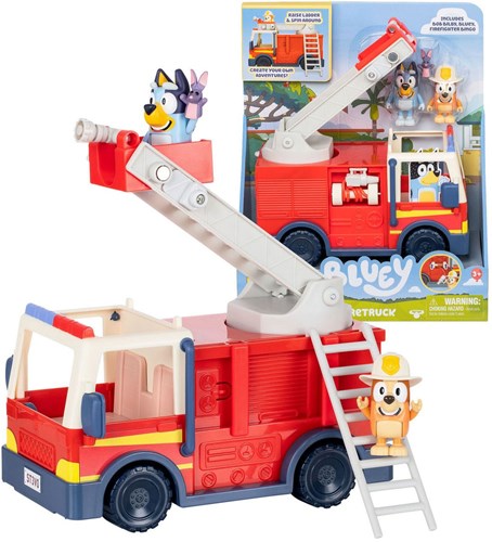 Moose Camion dei Pompieri Bluey con Personaggi Bluey e Bingo-3