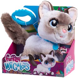 Spectron FurReal gatto interattivo peluche con guinzaglio e suoni