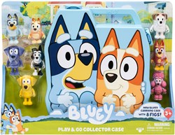 Moose Toys valigetta Bluey con 8 personaggi - set giocattolo
