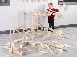 Cosy STEM Engineering Set costruzioni giocattolo in legno 60+ pezzi