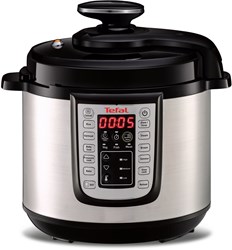 Tefal slowcooker multicooker pentola a pressione 6L argento nero 25 programmi