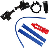 KiddyGo pista da corsa giocattolo con loop e fiamme formato piccolo-2