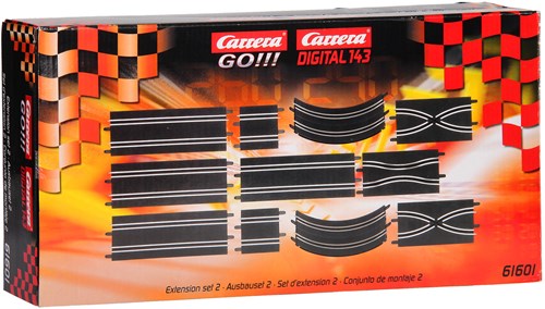 Carrera set di espansione pista - GO!!! 11 pezzi pista 1:43-2