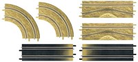 Carrera pista Rally Set di espansione - 6 pezzi - Parti pista 1:43-2