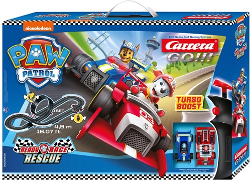 Carrera pista da corsa PAW Patrol Ready Race Rescue - giocattolo 4,9 metri